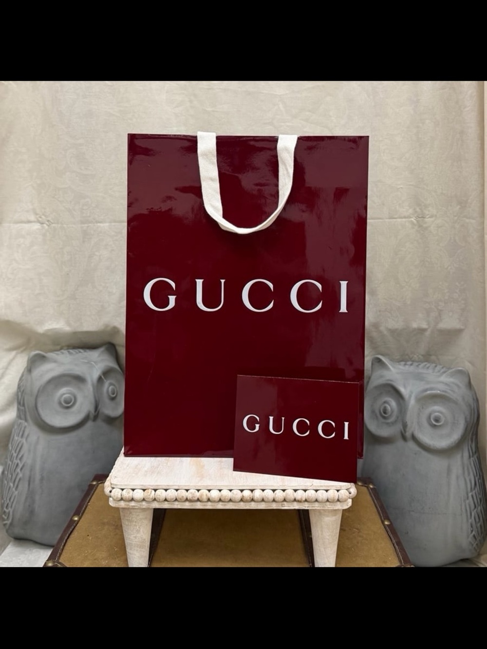 ⚡️⭐️Gucci Shopping Bag & Receipt Holding Card